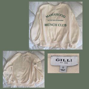 Mamahood Brunch Club Crew Neck